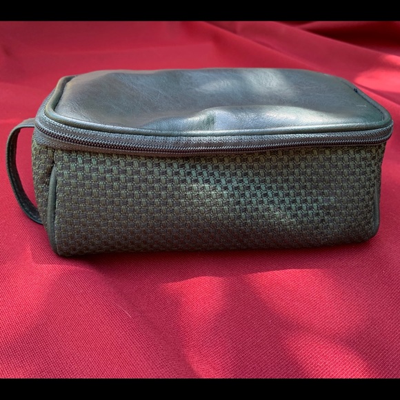 Air Canada Empty Amenity Bag Green Tweed - Picture 1 of 8